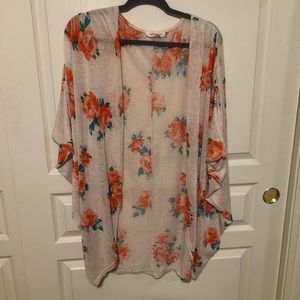 Painted Threads Floral Cardigan